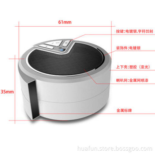 Bluetooth speaker 2.1 EDR, supporting/NFC/above 5hrs, Hi-fi sound output, communication distance 10m